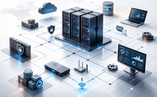 Gestructureerde IT-infrastructuur visual